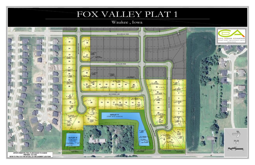 Fox Valley – Plat 1 Color Exhibit – 2026-07-15